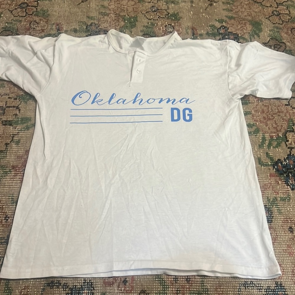 Oklahoma DG baseball tee